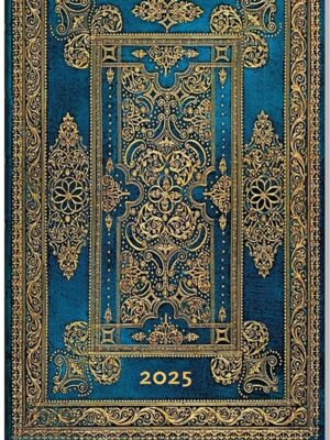 Blue Luxe (Luxe Design) Maxi 12-month Horizontal Hardback Da