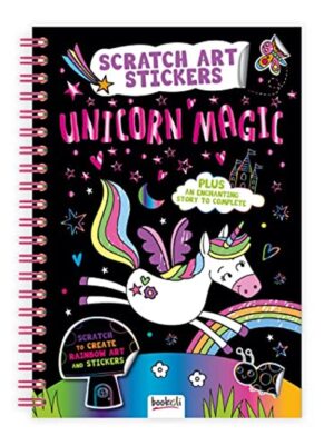 Scratch Art Stickers: Unicorn Magic