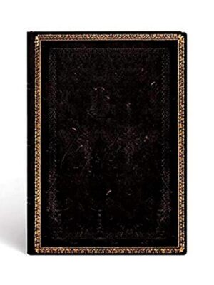 Black Moroccan Lined Softcover Flexi Journal