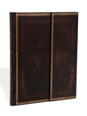 Black Moroccan Lined Hardcover Journal