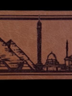 Pyramid Wooden Bookmark