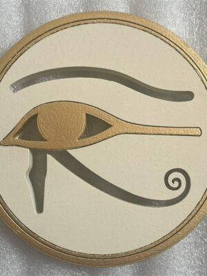 Eye of Horus Wooden Coaster