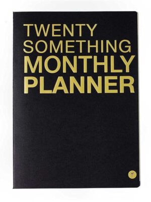 Monthly Planner A4 Black - undated (1087)
