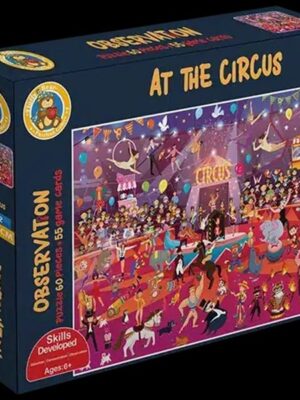 At The Circus 60 Pieces + 55 Game Cards (OB-1702)