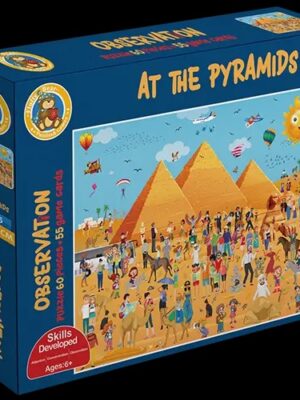 At the Pyramids 60 Pieces + 55 Game Cards (OB-1705)
