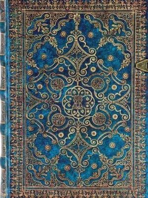Azure (Equinoxe) Midi Lined Hardcover Journal (Clasp Closure