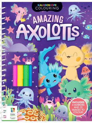 Kaleidoscope Colouring: Amazing Axolotls