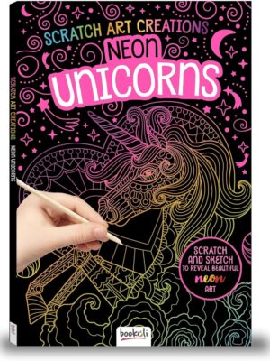 Scratch Art Creations: Neon Unicorns