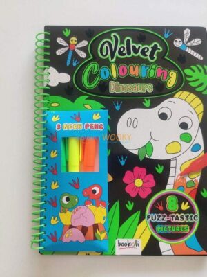 Velvet Colouring: Dinosaurs