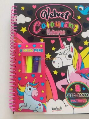 Velvet Colouring: Unicorns