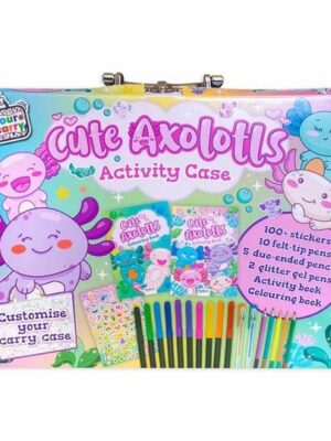 Colour & Carry: Cute Axolotls Activity Case