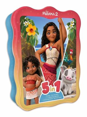 Disney Moana 2: 5-in-1 Activity Tin