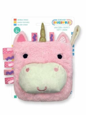 Sensory Snuggables: Unicorn Puppet Soft Book
