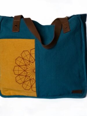 Mandala Teal Bag