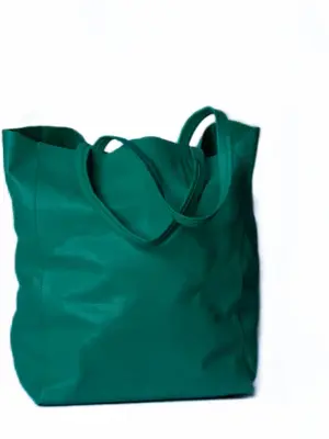 Green Genuine Leather Bag
