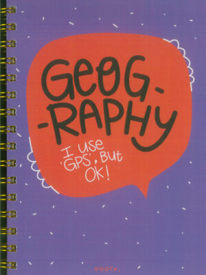 Geography Gps A5 Hardcover Wired Notebook 100 Papers