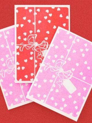 Present (Pink) Greeting Card