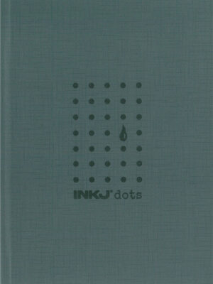 Dark Grey 14X20 Dotted Hardcover Notebook