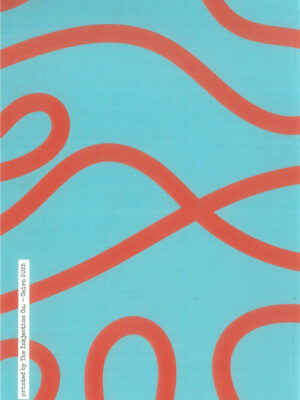 HC Orange Lines In Baby Blue Design A5 Sketchbook