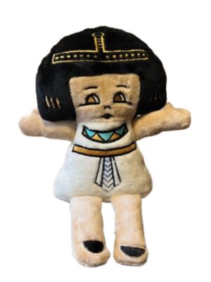 Queen Cleopatra VII Plush: A 35 cm. Eco-friendly soft doll,