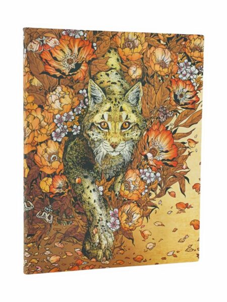 Lynx Rising Ultra Lined Softcover Flexi Journal (Erica Williams Art)(Elastic Band Closure)