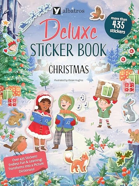 Deluxe Sticker Book: Christmas
