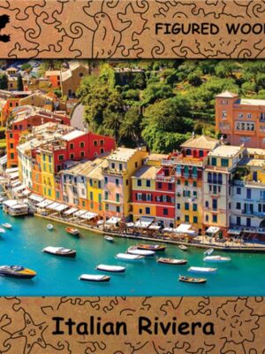 Italian Riviera, M-size, 250pcs figured wooden puzzle