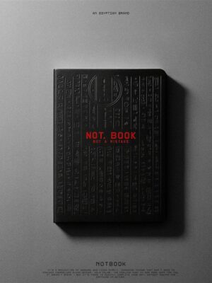 The Notbook Gift Box-A5 Lined Pages - 80 pages -with Egyptian Hieroglyphs