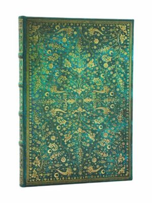 Emerald Flower Midi Lined Hardcover Journal (Nature's Grace)