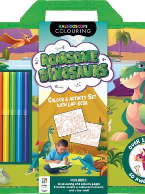 Kaleidoscope Colouring Kit: Roarsome Dinosaurs