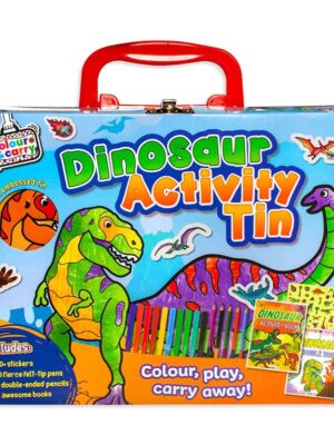 Colour & Carry: Dinosaur Activity Tin