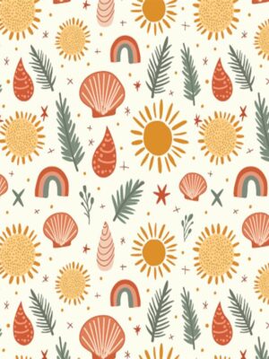 Boho Summer Wrapping Paper 50x70 cm