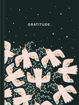Gratitude birds A5 Spiral Wire Lined Notebook (819)