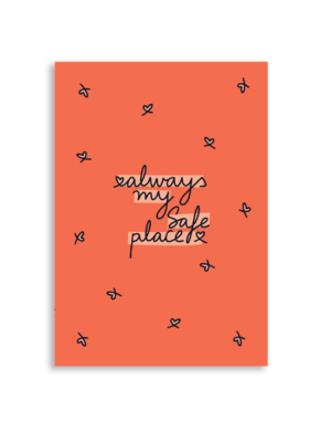 Always My Safe Place A6 Greeting Card 14.8 x 10.5cm