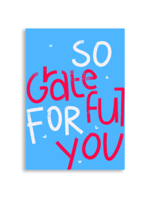 So Grateful A6 Greeting Card 14.8 x 10.5cm