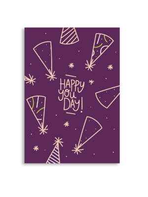 Happy Birthday Tarabeesh A6 Greeting Card 14.8 x 10.5cm