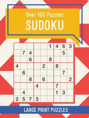 Geometric Large Print Puzzle Book (128pp) :Sudoku
