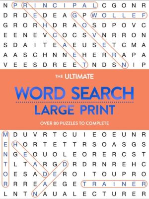 Large Print Puzzle Book: Word Search :Orange