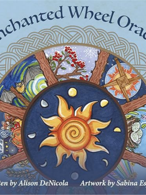 Enchanted Wheel Oracle: 45 Round Cards with Hand-Painted Art