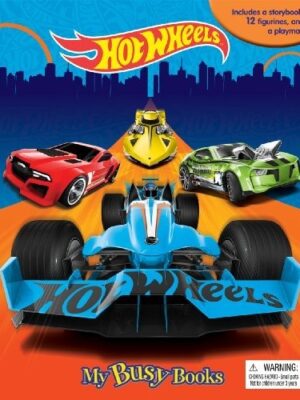 Hot Wheels My Busy Books: Storybook, Figurines, Playmat
