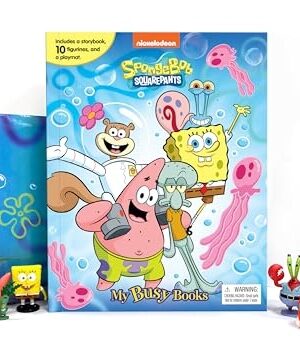 Nickelodeon SpongeBob SquarePants My Busy Books: Storybook, 10 Figurines, Playmat