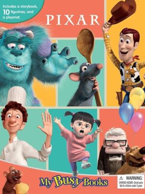 Disney Pixar My Busy Books: Storybook, 10 Figurines, Playmat