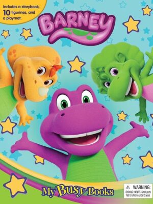 Barney My Busy Books: Storybook, 10 Figurines, Playmat