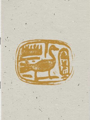 A5 Sketch Gold Egyptian Bird Softcover
