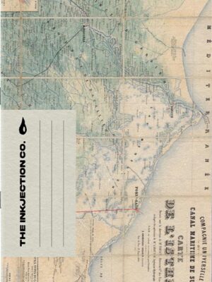 A5 Lined Vintage Suez Map Softcover