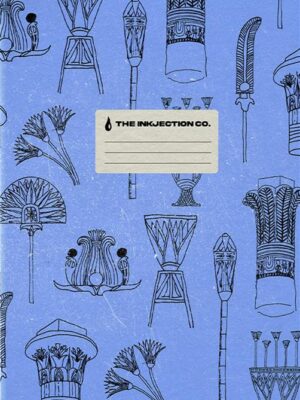 A5 Sketch Periwinkle Lotus Pattern Softcover