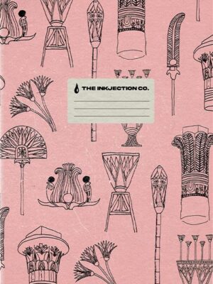 A5 Craft Pink Lotus Pattern Softcover