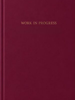 A5 Burgundy Work In Progress Undated Calendar